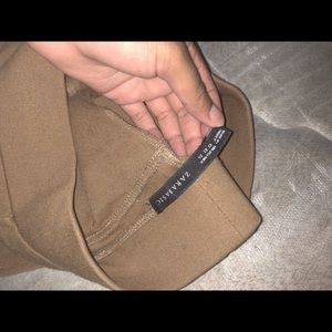 Zara Tan Leggings